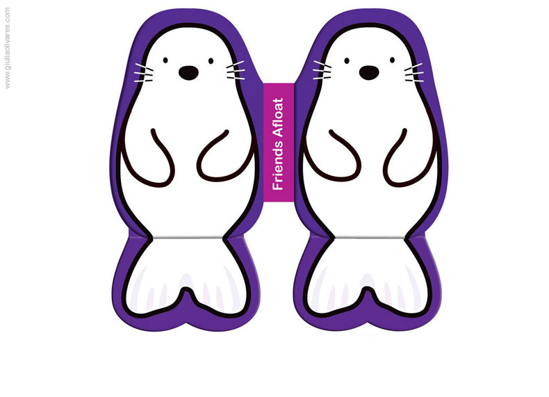 Seal floating book