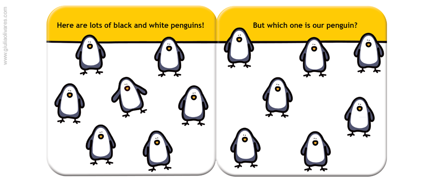 Black and White Penguin 03